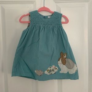 Boden 3-6 Bunny Pinnie
